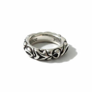 Chrome Hearts - Sterling 925 Silver Scroll Band Ring